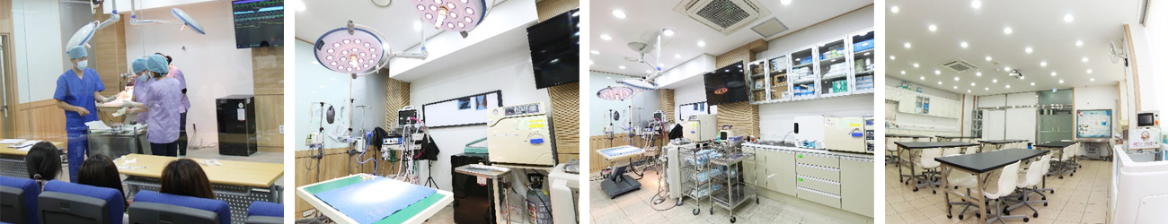 동물의료환경과 유사한 실습실